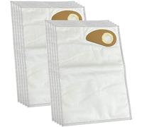 PakTrade 10 Micro Fleece Vacuum Cleaner Bags compatible with Nilfisk Buddy II 12, Buddy II 18 | Buddy II 12-18451119 | Compatible With 81943048 | Fleece Filter Bag - Dust Filter Bag