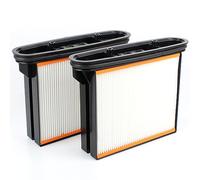 PakTrade 2x Premium Pleated Filter compatible with Starmix ISP iPulse, ISP, ISC, IS Serie | komatibel mit Starmix 416038, 416069, 425740 | FK 4300, FKP 4300 - FKP4300, FKPN 3000 Nano