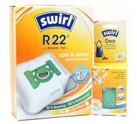 PakTrade 4 Vacuum Cleaner Bags + Deodorant Beads Compatible with Rowenta TB 01, 02, 05, ZR-76, 765 | Compatible with Swirl R22 - R 22 | 4 Bags, Air Freshener, Accessories, Spare Parts