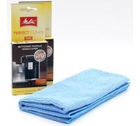 PakTrade 8 Cleaning tablets for Fully Automatic Coffee Machines + Microfiber Cloth compatible with Melitta Perfect Clean, 8 Tabs x 1,8 g - Tabs For Espresso Machine, Accesories