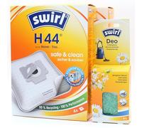 PakTrade 8 Vacuum cleaner bags + Deodorant Beads compatible with Hoover Telios Extra TX 50 PET 021, TX50PET 021 | Compatible with Swirl H44 - H 44 | 8 Bags, Air Freshener, Accessories, Spare Parts