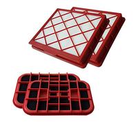PakTrade Filter SET 2x HEPA Filter + 2x Charcoal-Filter compatible with Lux 1, Lux1, Classic, Royal, D 820, D820, Staubcontainer