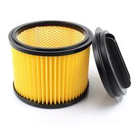 PakTrade Premium replacement pleated filter with screw cap compatible with Einhell TC-VC 1820 S/SA/Kit, 2342167, 2342175, 2342425 wet and dry vacuum cleaner | Compatible with Einhell 2351113