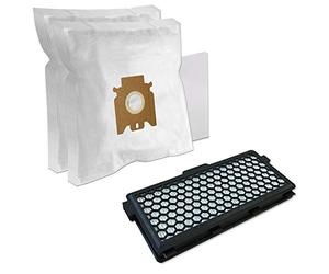 PakTrade SET - HEPA Filter + 10 Vacuum Cleaner Dust Bags For MIELE Complete C2, C3 Serie/Series, Comapact C1, C2 Serie/Series
