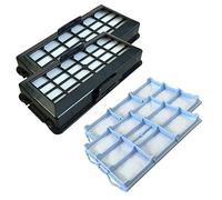 PakTrade SUPER SET - 2 HEPA Filter + 2 Motor Protection Filter compatible with BOSCH Formula Hygienixx, 1800W, 2000 W