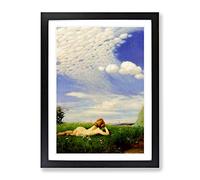 Pal Merse Skylark Classic Painting Framed Print | A3 Black Framed Wall Art | Ready to Hang | Classic Historical Picture | Living Room Bedroom Lounge Office