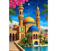 Palace Architecture 200 Piece Jigsaw Puzzles for Adults, Fun jigsaw puzzles 200 pieces, Challenging Puzzle Perfect for Game Nights, Finished Puzzle Size is 35x25cm
