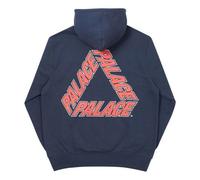 PALACE Classic Triangle Hooded Sweater Unisex BLue P19HD049 S
