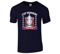 Palace Cup Winners Navy T-Shirt (UK, Alpha, M, Regular, Regular, Navy)