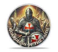 Palace Holy Knights Cross Challenge Coin | Chivalric Valor & Sacred Shield Medallion | Palace Holy Knights Historical Token | Commemorative Gifts for Collectors, Historians, and Enthusiasts