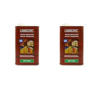 Palace Langlow Wood Preserver Dark Green 1 lt (1131500), 1 Litre (Pack of 2)