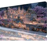 Palace Mouse Pad,700x400x3mm Mouse Mat Dream Desk Mat Large, Soft Smooth Surface with Anti-Slip Rubber Base Mousepad Waterproof, Durable, Extended Length Desk Pad for Christmas Decorations N1-272