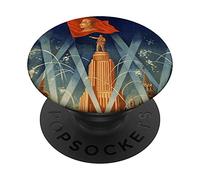 Palace of the Soviets Retro Vintage Soviet. SOVI8 PopSockets Swappable PopGrip