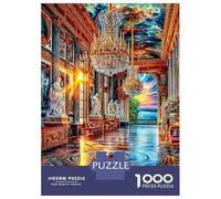 Palace of Versailles Jigsaw Puzzles for Adults Kids.1000 Pieces Puzzle,Whimsical Challenge Toy for Adults& Kids Age 14 Years Up 38x26cm/1000pcs