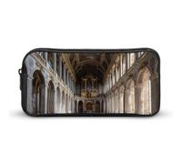 Palace of Versailles Large Capacity Pencil Cases with Zippered Portable Pen Pouch Makeup Bag Office Supplies