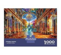 Palace of Versailles Puzzle 1000 Pieces, Whimsical Challenge Toy Jigsaw Puzzles for Adults And Kids Age 14 Years Up 38x26cm/1000pcs