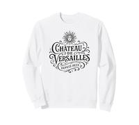 Palace of Versailles Sun Since 1623 Vintage Black Print Sweatshirt