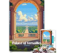 Palace of Versailles View Decorative Jigsaw Puzzle for Adults, 300 PCS