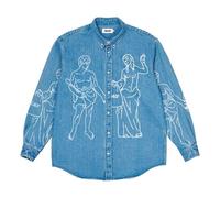 Palace SS22 Londinium Shirt 'Blue' P22SHT087 L