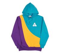 PALACE Sweeper Hood Teal/Gold/Purple Colorblock Unisex P14CS018 S