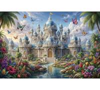 Palace Under The Blue Sky 1000 Piece Jigsaw Puzzle,Gift Idea,Stress Relief,Whimsical Challenge,Premium Cardboard,Adults & Kids 14+,Home Wall Decor,Educational Toy 70x50cm