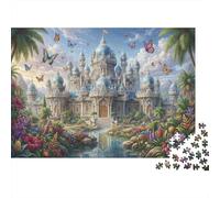 Palace Under The Blue Sky 1000 Piece Jigsaw Puzzle,Premium Cardboard,Educational Toy,Home Wall Decor,Gift Idea,Adults & Kids 14+,Impossible Challenge,Stress Relief 38x26cm