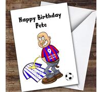 Palace Weeing On Brighton Funny Brighton Football Fan Personalised Birthday Card | Personalised Birthday Card | Funny Football Birthday Card for Him | Brighton Fan Birthday Card