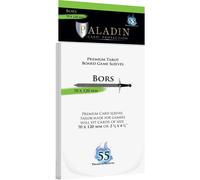 Paladin Premium Bors Tarot Tubes Clear Gloss 70mm x 120mm