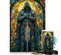Paladin in His Might Jigsaw Puzzles for Adults 1000 Piece Mind Puzzle Slow Enjoy Image Assembly Perfect Present (38x26cm)