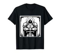 Paladin Knight Pixel art 8 16 Bit Artwork Gamer Vintage RPG T-Shirt