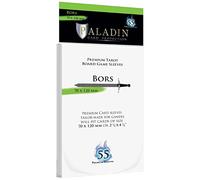 Paladin Premium Bors Tarot Tubes Clear Gloss 70mm x 120mm