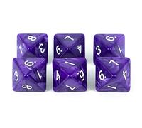 Paladin Roleplaying Purple D8 Dice - Pearl Effect - Set Of Six