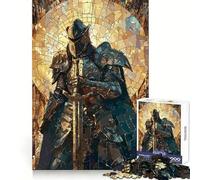 Paladin Warrior Mosaic Jigsaw Puzzles1000 Pieces Mind Skill Toy Soothing Play Precision Cut Art Collection Piece (38x26cm)
