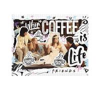 Paladone 1000 Pieces Friends Coffee is Life Jigsaw Puzzle