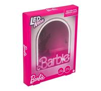 Paladone Barbie LED Neon Light Up Wall Mirror, Officially Licensed Mattel Home & Bedroom Décor for Girls, Teenagers, Women, Pink USB Powered Lamp