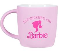 Paladone Barbie Official Licensed Pink Logo Ceramic Mug for Water, Iced Tea or Coffee, Mattel Barbie Doll Collectible Cup for Movie Fans, Women's Gift and Desk Decor