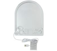Paladone Barbie LED Neon Light Up Wall Mirror, Officially Licensed Mattel Home & Bedroom Décor for Girls, Teenagers, Women, Pink USB Powered Lamp