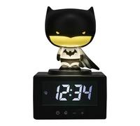 Batman Figure Icon Alarm Clock - Officially DC Comics Licensed Boys Bedroom Night Light & Decor | Paladone