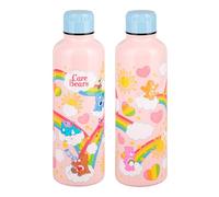 Paladone Metal Water Bottle Care Bears – Screw-Top Lid, Officially Licensed, Colourful 600ml