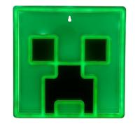 Paladone Creeper Iconic LED Wall-Mountable Light Officially Licensed Minecraft Room Decor for Boys and Girls, Gamer Night Light in Vibrant Green