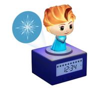 Disney Elsa Frozen Sleep Training Alarm Clock - Officially Licensed, Girls Projection Bedroom Night Light | Paladone