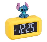 Paladone Disney Lilo and Stitch Digital Alarm Clock Mini with Music - Officially Licensed Bedroom Décor for Kids & Teens, Idea