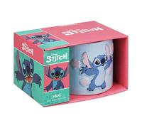 Paladone Disney Lilo & Stitch Mug, Pastel Blue Officially Licensed 400ml Large Ceramic Coffee Cup for Tea & Hot Chocolate, Pop Culture Merchandise for Movie Fans