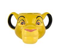 Paladone | Disney Lion King Simba Shaped Ceramic Coffee Mug | Officially Licensed Disney Merchandise | Collectors Item | Novelty Gifts | Drinkware