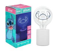 Paladone Disney Stitch Decorative LED Neon Bulb Lamp - E27 Glass Lightbulb, Officially Licensed Lilo & Stitch Collectible Gift, Fun Light for Bedrooms & Homes, Blue