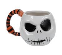 Paladone |Disney's Nightmare Before Christmas Jack Skellington Ceramic Coffee Mug | Officially Licensed Disney Merchandise | Collectors Item | Novelty Gifts | Drinkware, Black