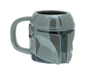Paladone |Disney's Star Wars Mandalorian Helmet Shaped Ceramic Coffee Mug | Officially Licensed Disney Star Wars Merchandise | Collectors Item | Novelty Gifts | Drinkware