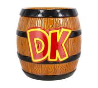 Paladone Donkey Kong Barrel Cookie Jar - Officially Licensed Ceramic Storage for Cookies & Snacks, Gift for Nintendo Fans