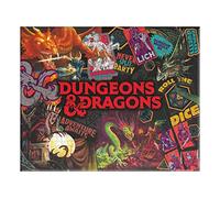 Paladone Dungeons & Dragons Collage Officially Licensed 1000 Piece Jigsaw Puzzle