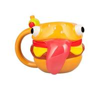 Paladone Fortnite Durrr Burger Shaped Mug 450ml, Officially Licensed Novelty Gaming Ceramic Coffee Cup for Tea, Hot Chocolate and More, Gift for Boys